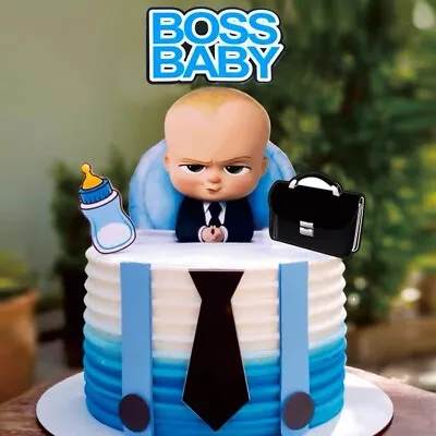 7PCS Boss Baby Cake Topper Party Supplies Kids Birthday Decoration • $9.99