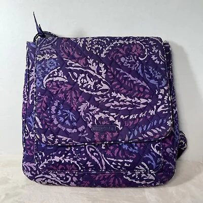 Vera Bradley Purple Bag/ Purse/ Tablet Carrier With Magnetic Closure Purples • $12.87