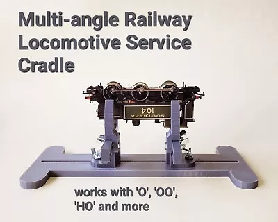 Model Railway Loco Servicing Cradle Multi-angle Train Berth Stand 00 H0 N H0m • £21.99