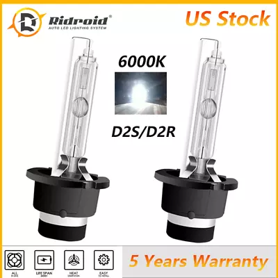 For Acura TL 1999-2003 2pcs 70W 6000K HID Xenon Headlight Bulbs Replacement Kit • $10.88
