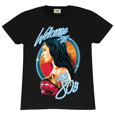 £21.99 • Buy Official DC Comics Wonder Woman 1984 Welcome To The 80s Adults  T-Shirt