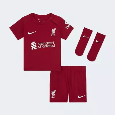 Liverpool F.C. 2022/23 Nike Baby Football Kit Jersey Shorts Socks 3-6 Months LFC • £21.95