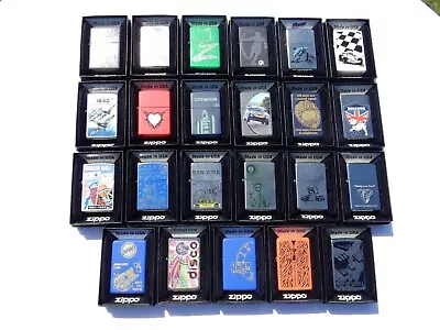 Zippo Lighters Various Designs - All Boxed # 1 • £19.99