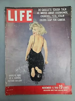 November 9th 1959 Marilyn Monroe Cover Life Magazine - Vintage Advertisements • $34.99