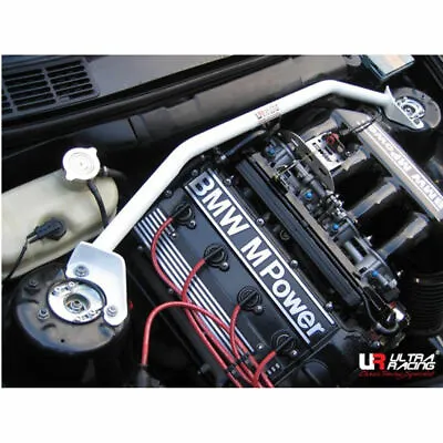 For BMW E30 3 Series Front Strut Tower Bar Ultra Racing Upper Brace 2 Points • $238