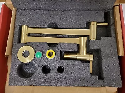 Pfister Lita Wall Mounted Pot Filler In Brushed Gold *FOR PARTS - PARTS MISSING* • $99.99