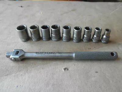 Vintage CRAFTSMAN 1/4  Sockets And Breaker Bar BE • $15