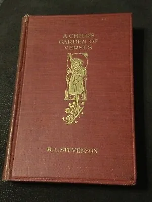 A CHILD'S GARDEN OF VERSES - Robert Louis Stevenson Antique Hardback Book 1923 • £8