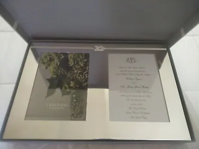 New Vera Wang Wedgwood Infinity Invitation Frame • $15