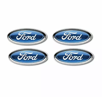 4 X  Ford Badge Sticker Decal 45mm  Car Window Laptop Wall  Mancave 4X4 • $5.95