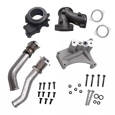 Fit 99.5-03 Ford 7.3LTurbo Up Pipe Kit With NON-EBPV Pedestal & Exhaust Housing • $133.99