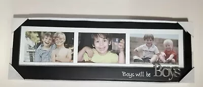 Photo Frame Malden International 3 Opening 4x6 Boys Will Be Boys • $19.99