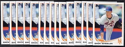(15) Card Lot 2013 Topps Update #US50 Zack Wheeler RC Rookie • $14.99