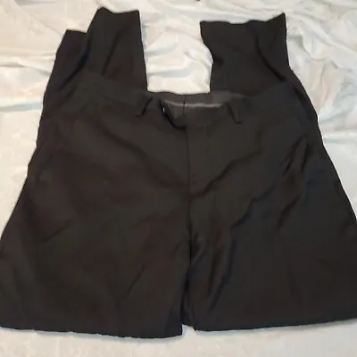 Marc Anthony Luxury Pants Men's 30x32 Black Slim Straight Leg  • $23.99