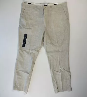 J. Crew Men’s 38X32 Pant Linen Cotton Straight Fit Dress Pant NWT Lightweight • $32.99