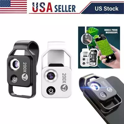 Nanozoom 200x Magnification Zoom Nanozoom Cell Phone Lens Nanozoom X200 Camera • $17.99