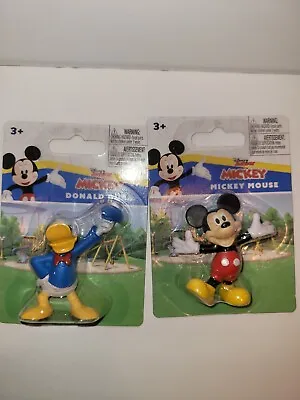 New Disney Junior Mickey Mouse And Donald Duck Collectible 2”Figures Just Play • $8.50