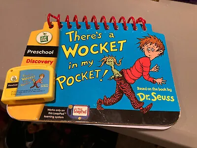 Leap Frog My First LeapPad Dr Seuss WOCKET IN MY POCKET Book & Cartridge • $10