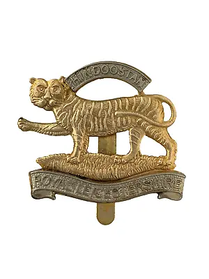 British Army Royal Leicestershire Regiment Cap Badge Brass And Nickel. • £5.95