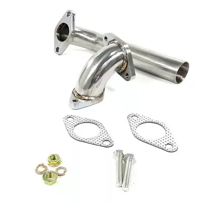 $39.47 • Buy Exhaust Dump Tube Elbow Pipes For Tial 35mm 38mm Wastegate Actuator Stainless