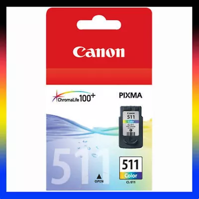 Canon Genuine CL-511 Color Ink For MP240 MP250 MP270 MP280 MP282/480 - 244 Pages • $47.90