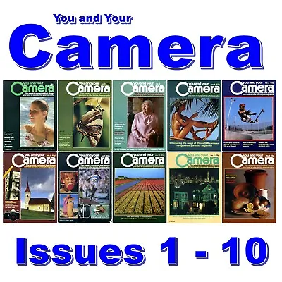 1 X You And Your Camera Magazines Photography Course Guides Issue 1 - 10 • £4.99