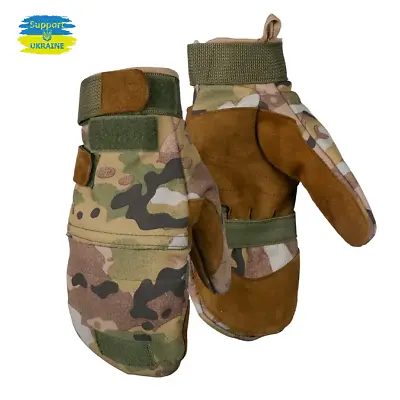 Ukrainian Armed Forces Tactical Winter Gloves Half/full Fingers Multicam • $29.99