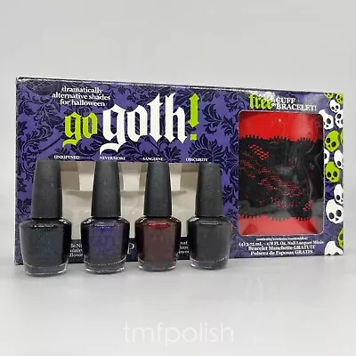 New In Box OPI Mini Go Goth Set Of 4 Nail Polishes • $10