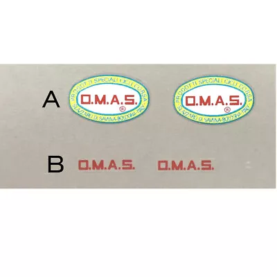 Omas Decals Choice Of 2 Styles Vintage Bicycle • $10