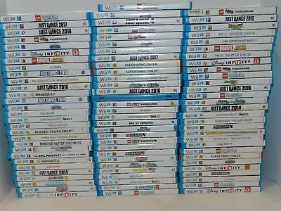 Nintendo Wii U Games Tested - You Pick & Choose Video Game Lot USA • $87.92