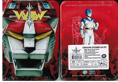 Voltron Defender Of Universe Col 4 Tin Case Brand New 3 DVD Box Set Anime • $7.99