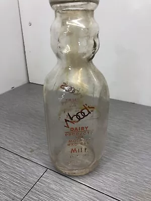 $38 • Buy Vintage Milk Bottle Quart Hopewell Virginia VA Old Antique