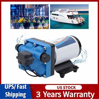 110V Self Priming Water Pressure Diaphragm Pump 55 PSI For Home/Caravan/Marine • $65.55