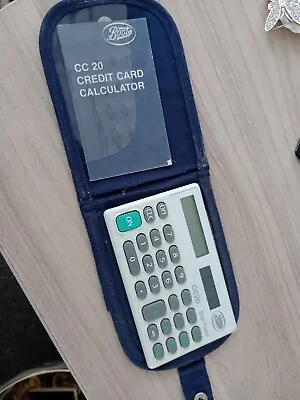£5.99 • Buy Solar Pocket  Credit Card Size/Calculator Working