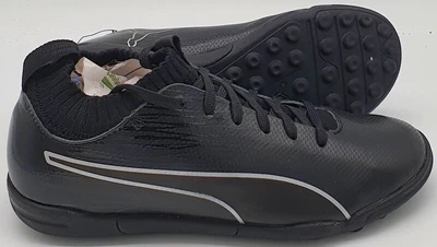 $90.20 • Buy Puma EVOKNIT Low Synthetic Trainers 104715-01 Black/Silver UK3/US4C/EU35.5