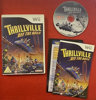 Thrillville Off The Rails Wii Video Game PAL UK Complete With Manual • £3.99