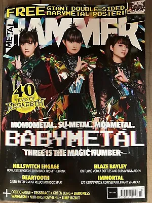 Metal Hammer Magazine Oct 2023 BabyMetal +40 Years Of Megadeth & BM Giant Poster • $10.57