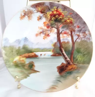 Ucagco China Hand Painted 9 In. Decorative Plate Made In Occupied Japan • $10