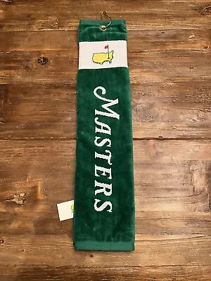 The Masters Golf Bag Towel | Augusta | Green 2023 | Brand New With Tag (NWT) • $59.99