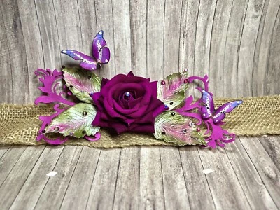 £5 • Buy Flower Card Toppers Handmade Card Toppers For Card Making