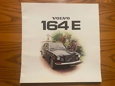 1974 Volvo 164E Sales Brochure - 12 Pages - Doc# RSP/PV 1036-74 - Nice Condition • $10.99