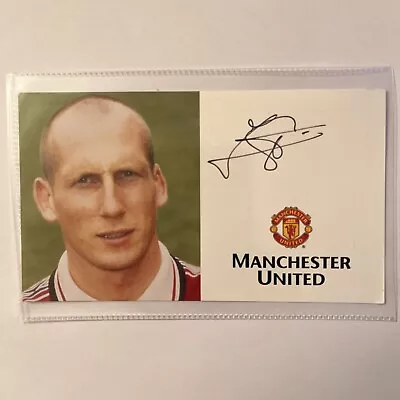 Manchester United/Man Utd Signed Jaap Stam Signed Club Card • £23.40