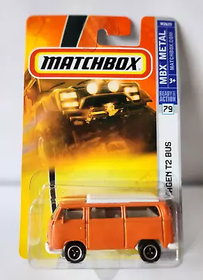 2007  Matchbox MBX 1970 Volkswagen T2 Bus Camper Van Orange No.79  Diecast • $12.74