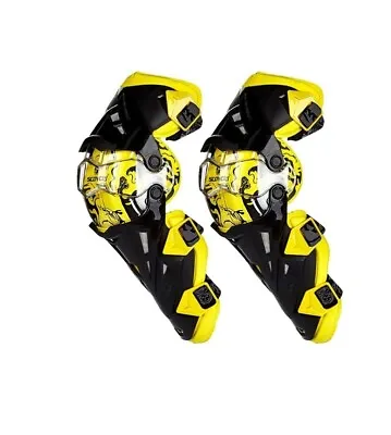Scoyco Motorcycle Protection Knee Motor-Racing Guards Safety K12. Yellow • $55