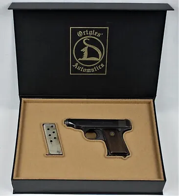 PISTOL GUN PRESENTATION CUSTOM DISPLAY CASE BOX For ORTGIES D-Cat 635mm .25 ACP • $125