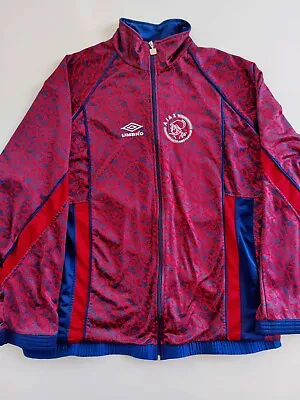 Ajax Amsterdam 1994/95 Champions League Winners Umbro Away Jacket Size XL • $149.99