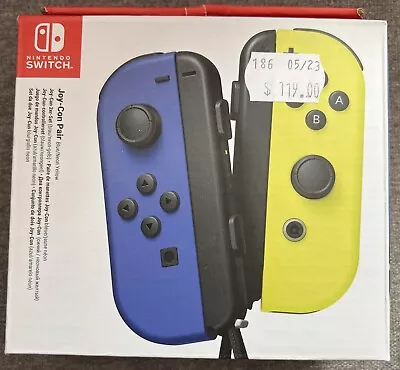 Nintendo Joy-Con Switch Controller Pair - Blue/Yellow Neon • $95