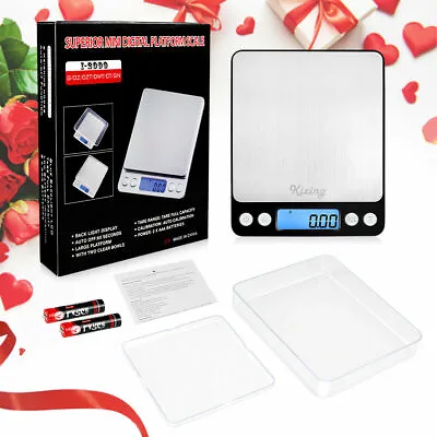 Portable 0.01g - 500g Mini LCD Digital Scale Jewelry Pocket Balance Weight Gram • $13.99