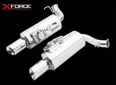 Xforce Axle-Back/Dual Rear Varex Mufflers For Ford Mustang GT 2011-14 • $899.10