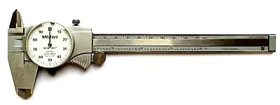 6  .001  Grad. Dial Caliper W/case Mituotyo - 505-742j - New! • $114